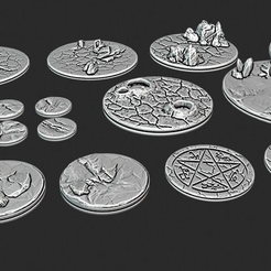 Screenshot_2019-06-09_22.02.48.png Бесплатный STL файл 1" - 4" Bases - Skyless Realms・План 3D-печати для скачивания