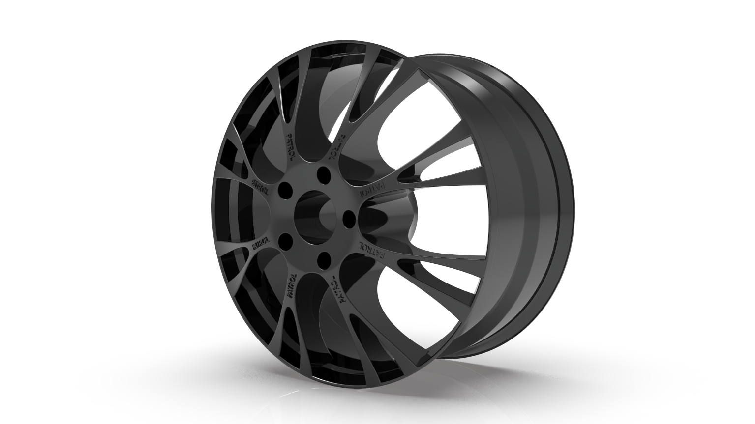 Wheel Rim Template Download OBJ file CAR WHEEL RIM • 3D printer template ・ Cults