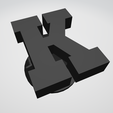 K.png AlphaCharm Set: Customizable Alphabet Jibbitz for Crocs