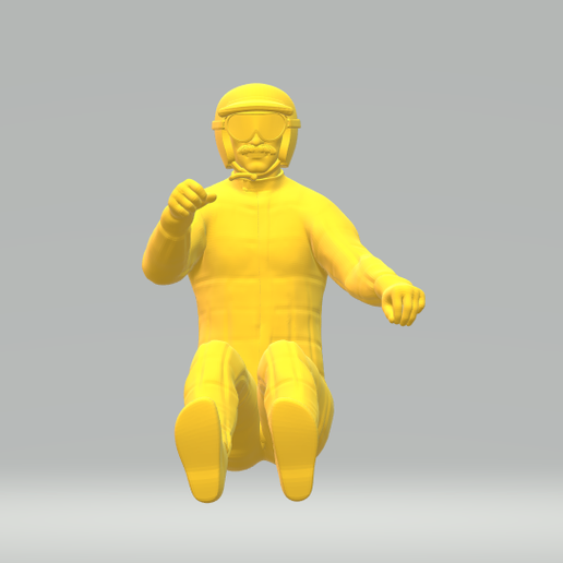 👴 old race driver・ STL File for 3D printing・Cults