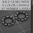 SLICE GEARS WITH A COLOR CHANGE AT NUMBER LAYERS | le Vz) S=y \, Small Life Counter 0-99