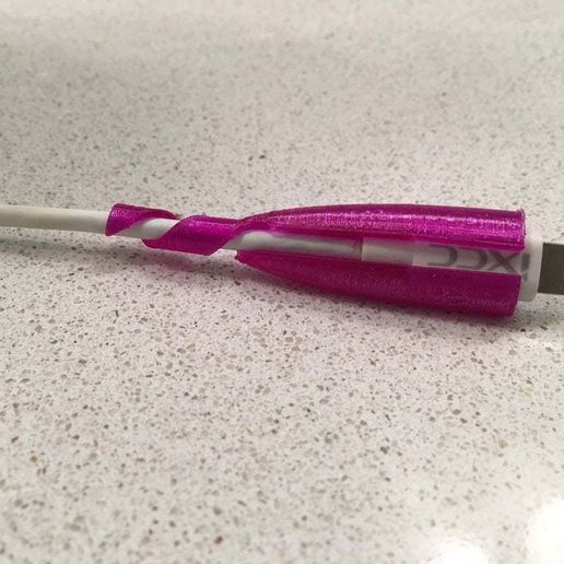 Download free STL file iXCC Lightning Cable Bend Relief • 3D printable