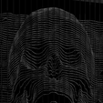 Screenshot_5.png Suspended - Wavy Pattern Skull - Thread Art STL