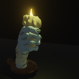 4.png Candle Holder 3D Halloween Lamp