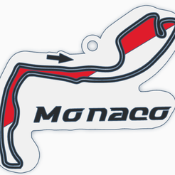 monaco-tinker.png Fichier STL Porte-clés du circuit de Monte Carlo.・Objet pour impression 3D à télécharger
