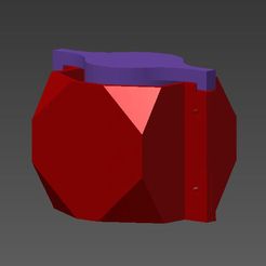 Modelo022_Dado.jpg STL file Mold for plaster cement pots・3D printing template to download