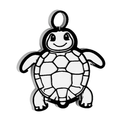 cute-turtle-2.png Archivo STL Llavero Tortuga・Plan de impresión en 3D para descargar