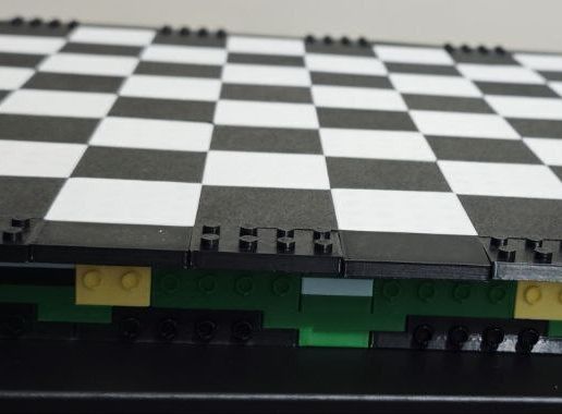 ♟️ Chess board with building blocks・Free 3MF File for 3D printing・Cults