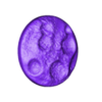 25mm base moon surface 9 topper.stl 10x 25mm base with moon surface (+toppers)