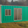 貨櫃屋作品.png 20 feet container house_model