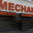 4.png mechanic garage diorama | diecast | 1:64 1/64 | HOTWHEELS | RC cars
