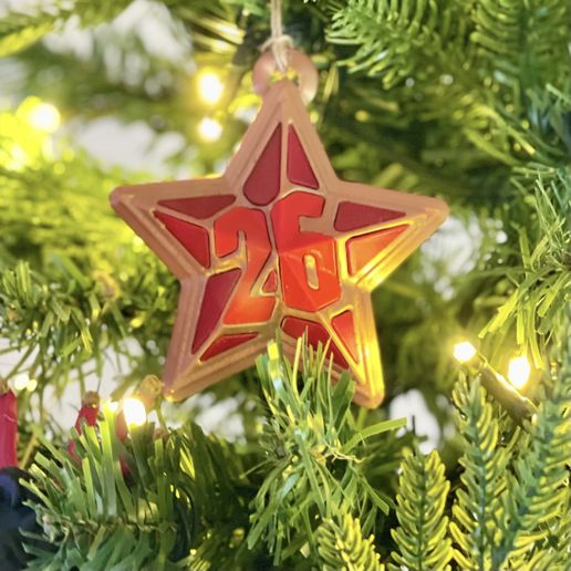 Year 26 Star Charm