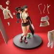 2.jpg Tifa Lockhart - Final Fantasy VII Remake Original statue 3D print model