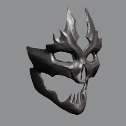 Screenshot_1.jpg STL file Noob Saibot Mask Concept Design Printable・3D printer model to download, KopperNico