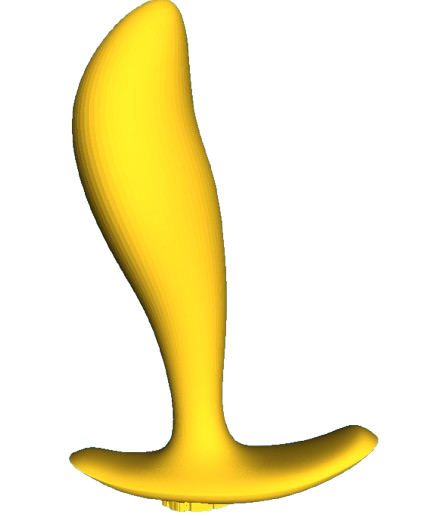 🔌 Sculptural Taper ButtPlug with a Flared Base・Free STL File for 3D  printing・Cults