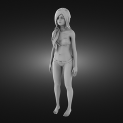 Shy-girl-render.png Файл STL Shy girl・3D-печатная модель для загрузки