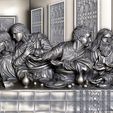 c02.jpg Last Supper basrelief Jesus last dinner 3D print model