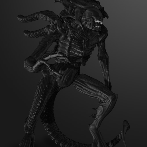 👽 Alien King・ STL File for ・Cults