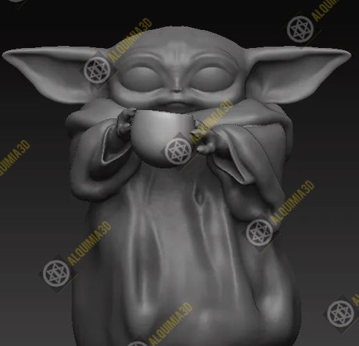 Baby yoda cup