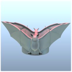 bat-pot.jpg Fichier STL Pot de bonbons Halloween Bat・Design pour impression 3D à télécharger