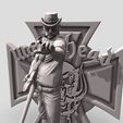 9.jpg Download STL file Lemmy Kilmister motorhead - 3Dprinting 3D • 3D printable template, ronnie_yonk