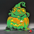1.png Pumpkin Froglin,  Hueforge Painting, Art Plates, ErickDRedd 3D Designs