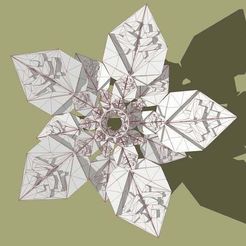 penros_flower_baseC.jpg Free STL file penrose flower base・3D printable model to download