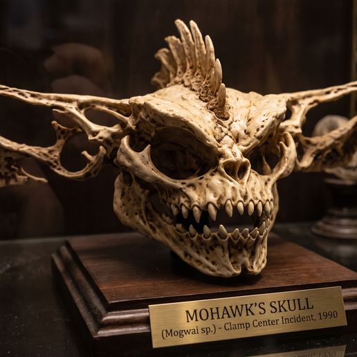 Mohawk Gremlin Skull 3D Model - Gremlins 2 Prop Replica