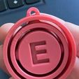 rotating-letter-keychain-closeup.jpg Spinning Alphabet Pack STL (A–Z) – Print-in-Place Letter Keychains / Educational Fidget Letters