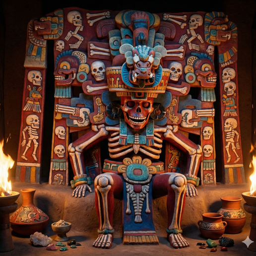 Mictlantecuhtli throne
