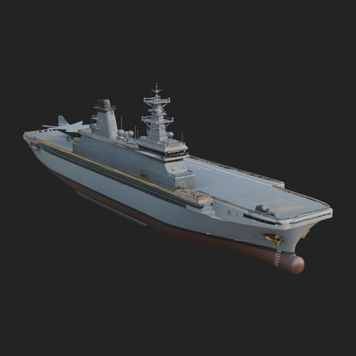 Aircraft Carrier Model Design 13 - 3D Print Model