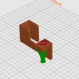 Diseno_impresion.jpg Swinging door latch with handle | Swing pin for door with handle