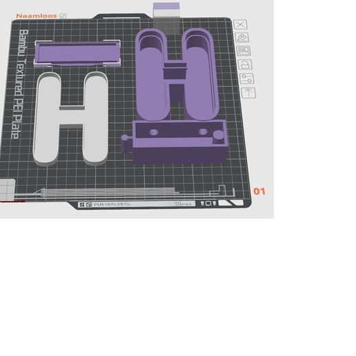 STEP file Linkable 3D letters alphabet ( H ) 🪞 ・3D printable model to ...