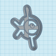 201-Unknown-K.png Pokemon: Unknown Cookie Cutters