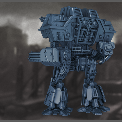 3d File 6 8mm Lucifer Pattern Overlord Warmech・3d Print Object To 