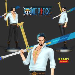 Mihawk's Yoru from One Piece by PrintOliveIt, Download free STL model