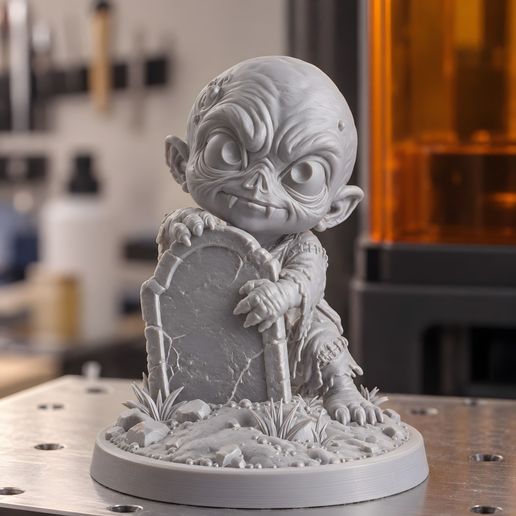 Chibi Grave Ghoul 3D Print Model