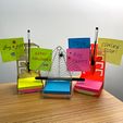 Post-it-Note-Holders-Halloween,-Laser-Cut-and-Original-Versions-for-Cults.jpg Post-it Note Holder, Week Planner - Desktop or Wall Mounted