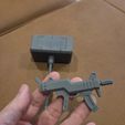 20250822_200643.jpg Gundam Gusion Weapon Martelo e espingarda à escala 1/100 IBO- Kit de resina imprimível em 3D
