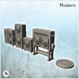 1-PREM.jpg Set of modern exterior accessories of buildings with air conditioner (2) - Modern WW2 WW1 World War Diaroma Wargaming RPG Mini Hobby