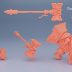 render-2-MA.jpg STL file mercury hammer of jayce - league of legends・3D printing model to download