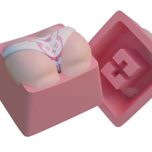 Pantsu shimapan KEYCAP STL FOR CHERRY MX 3D PRINT MODEL 3D model
