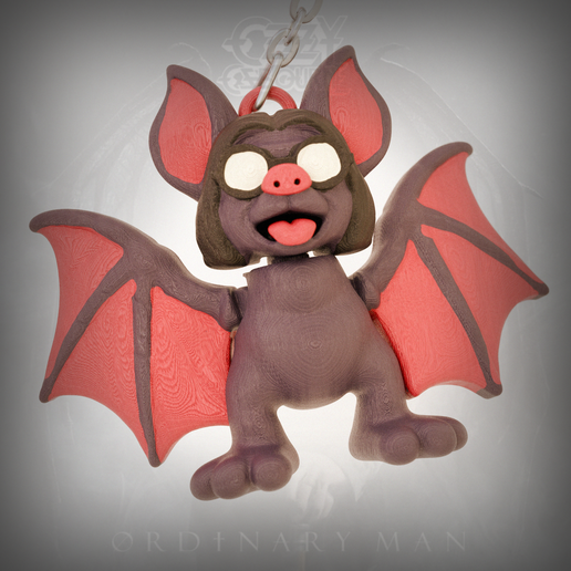 🦇 Ozzy Osbourne - Bat Articulated Multicolor・ STL File for