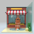 2026-08-25-2.png Pearl’s Rainy Day – Mini Diorama | 3D Printable