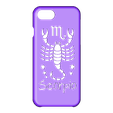 CASE IPHONE 7 Y 8 SCORPIO V1.stl Case Iphone 7/8 Scorpio sign