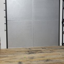 20220822_200808.jpg STL file Scale Roll up Diorama RC Garage door. 1/10・3D printing design to download