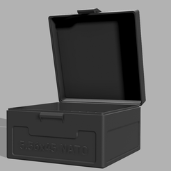 1.png Archivo 3D Caja de munición 5.56x45 x100・Plan de impresora 3D para descargar, Jesse-Models