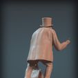 PhineasNoCapTurn-4.jpg Haunted Mansion Phineas The Traveler Ghost 3D Printable Sculpt