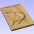Screenshot-2025-04-23-001344.png Swordfish 3D Model for CNC – Dynamic Ocean Relief STL