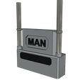 man-eksos-bilde1.png Exhaust/Batterybox for MAN 1/14